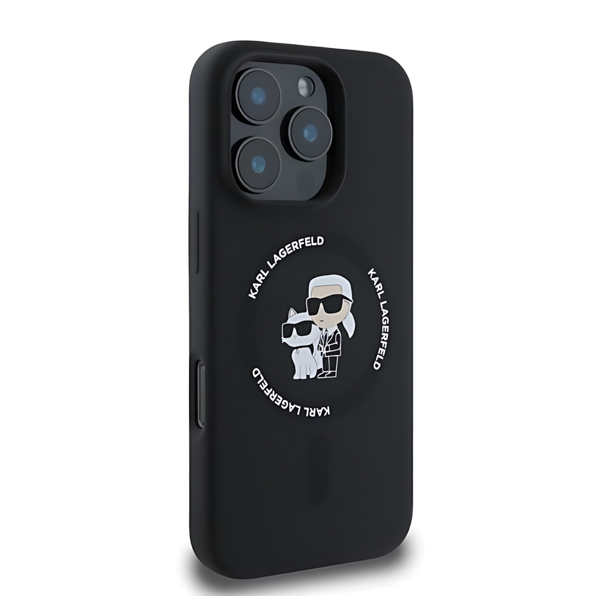 Etui Karl Lagerfeld Silicone Choupette Head MagSafe dla iPhone 16 Pro
